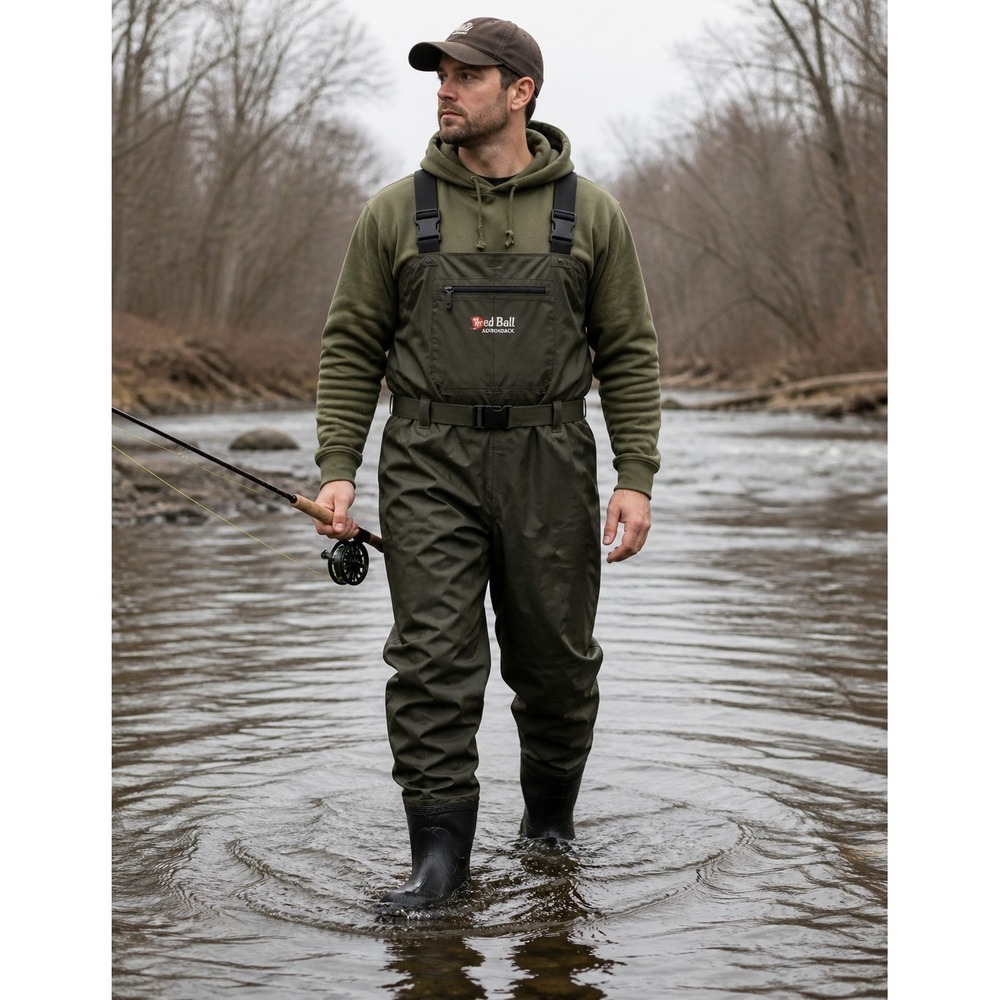 Red Ball Adirondack Insulated Neoprene Boot Foot Wader Cleated Sole 46x30